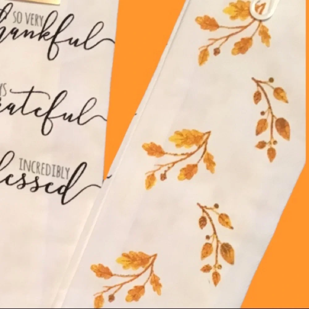 Harvest Thankful Kitchen Towel Set of 2